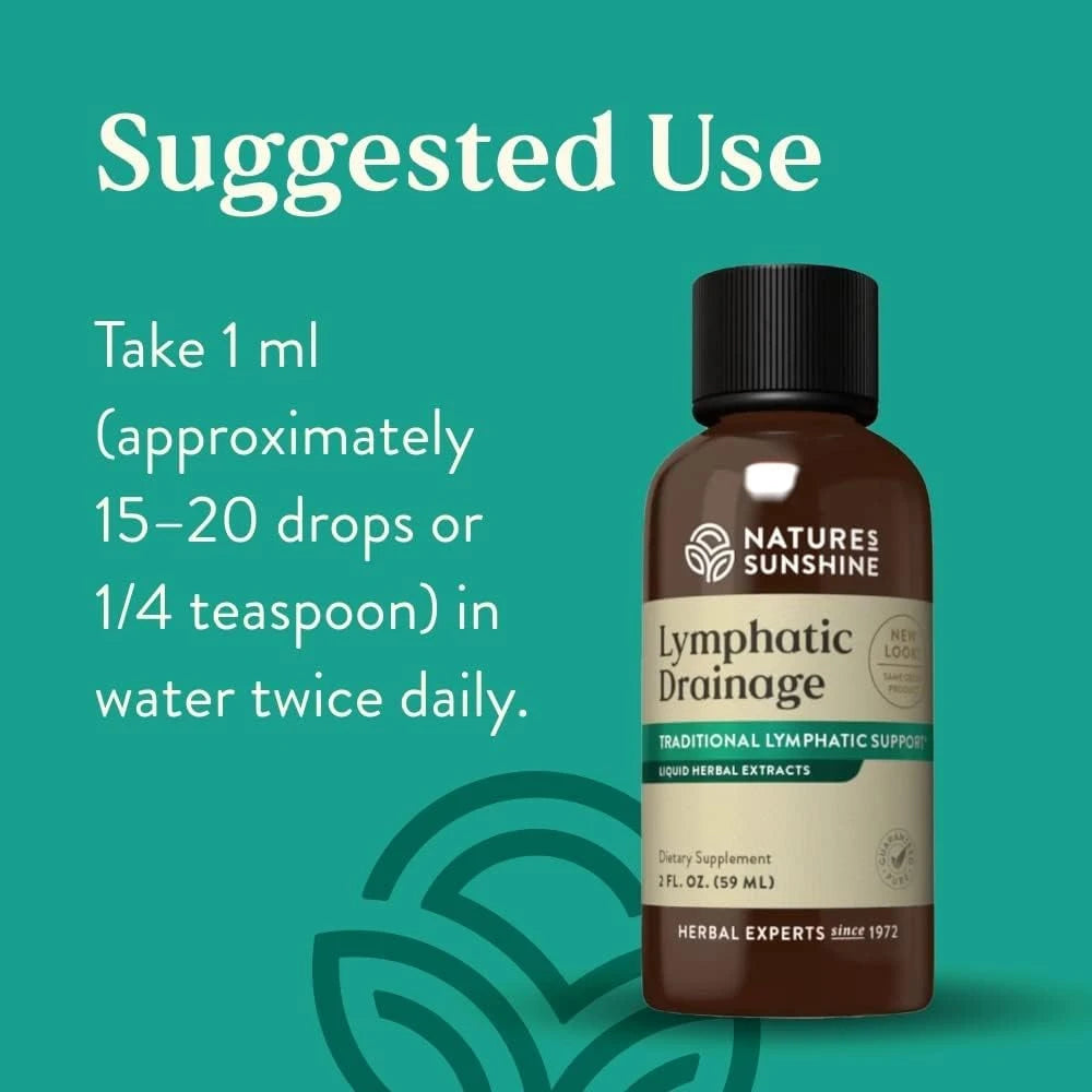 Nature's Sunshine Lymphatic Drainage 2 Fl Oz